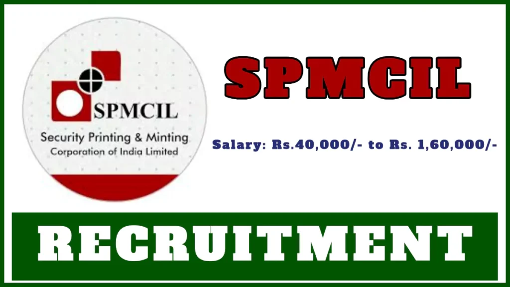 SPMCIL Recruitment 2024 Notification, Apply Online for Multiple Vacancies Now