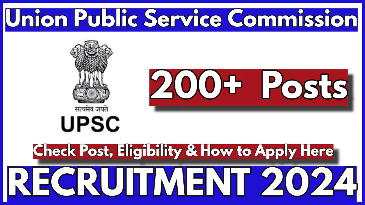 UPSC Recruitment 2024: Registration for 232 posts will end on Oct 8