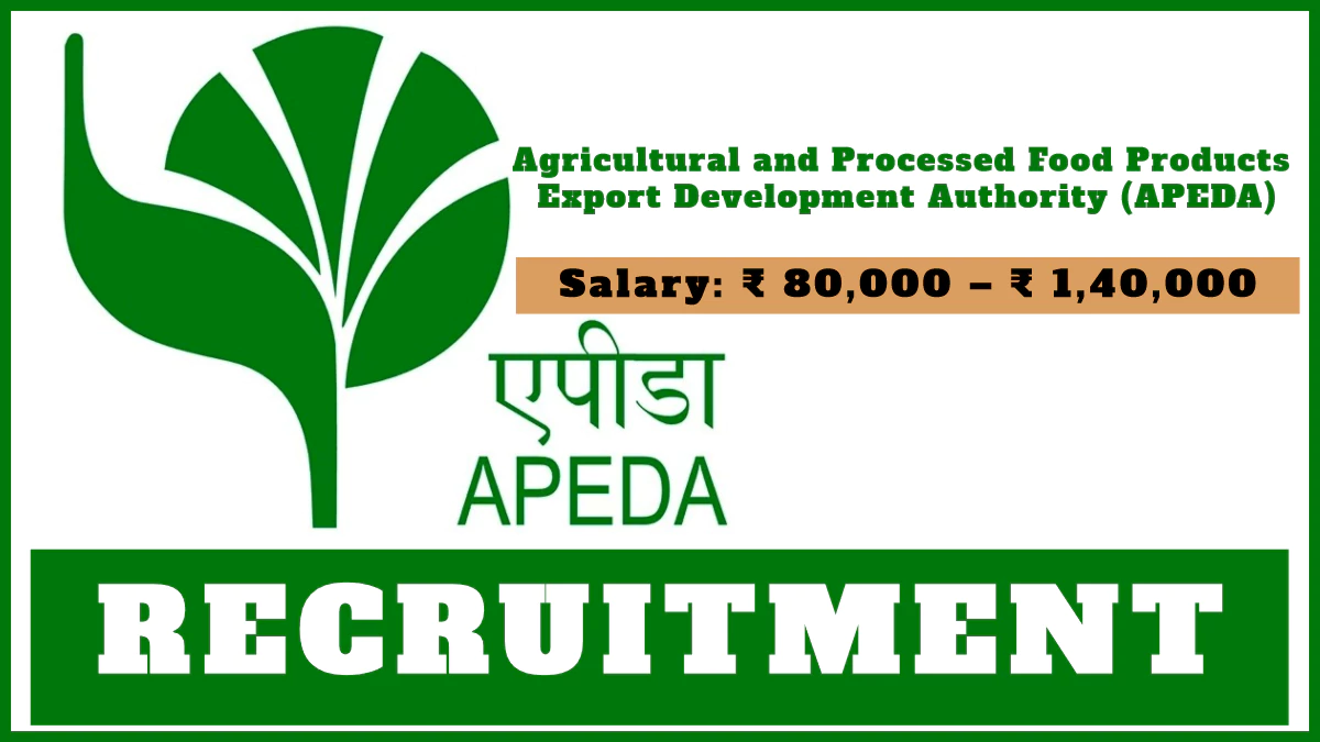 APEDA Associate Recruitment 2024: Apply for Associate (Trade) Post