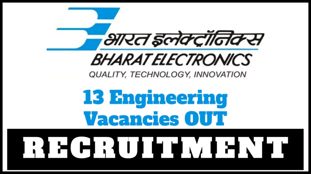 BEL Recruitment 2024 - Senior and Deputy Engineer Vacancies in RADAR SBU