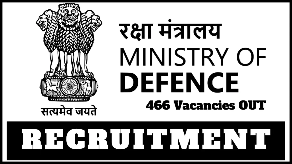 Ministry of Defence Recruitment 2024 - Border Roads Organisation Vacancy Details and Application Process