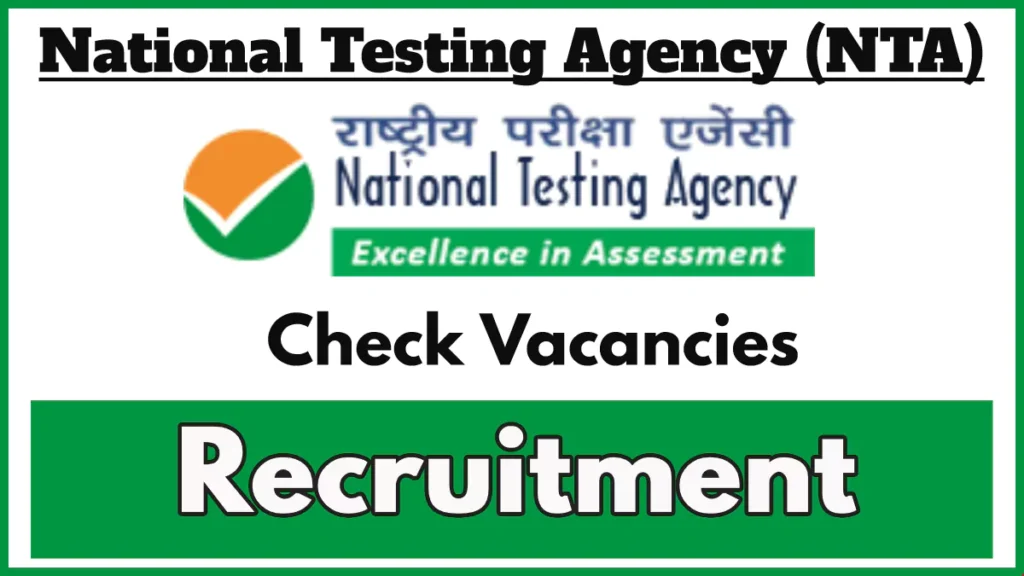 NTA Recruitment 2024, Apply Online Now for Director and Joint Director Posts