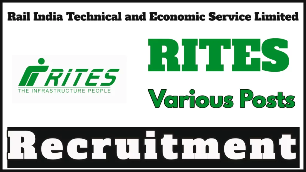 RITES Engineering Professionals Recruitment 2024, Check Posts, Eligibility Now