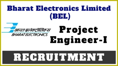 BEL Recruitment 2025 Notification PDF, Apply Online for Project Engineer-I Posts