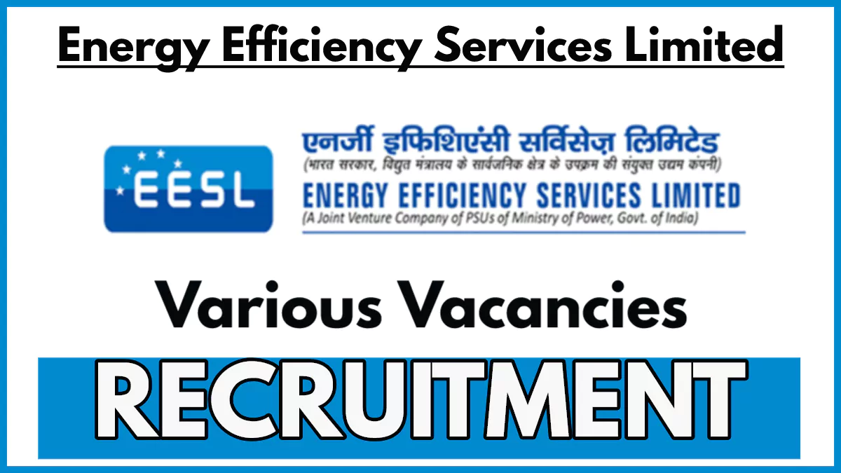 EESL Recruitment 2024 PDF, Apply for Various Consultant Posts