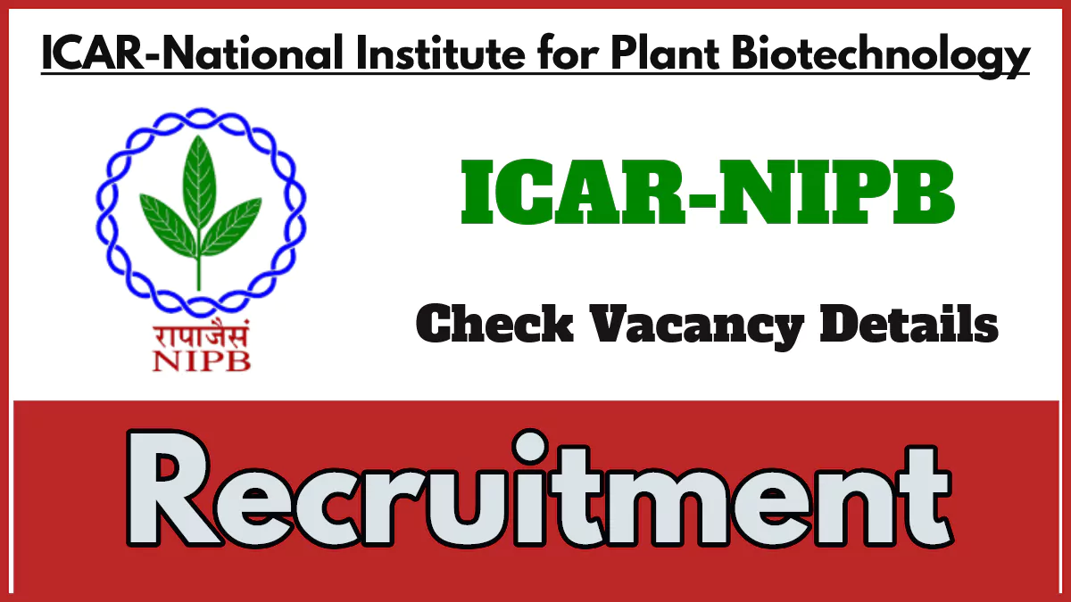 NIPB Recruitment 2024, Apply for Junior Research Fellow and Project Associate-I Posts