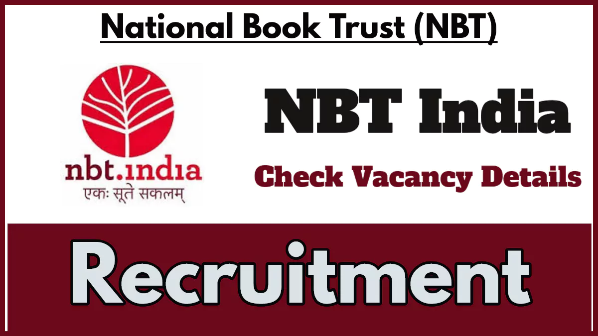 NBT Recruitment 2024, Apply for Library-cum-Documentation Officer Post