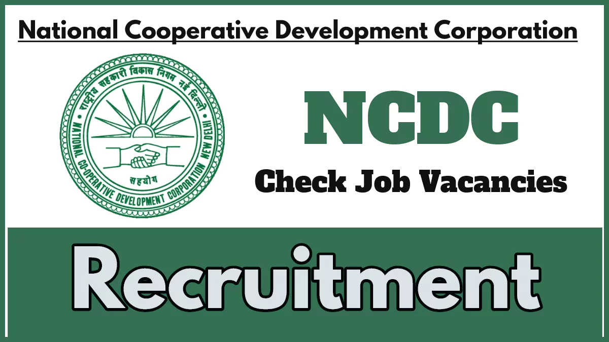 NCDC Recruitment 2024, Apply for Deputy Director and Assistant Director Posts