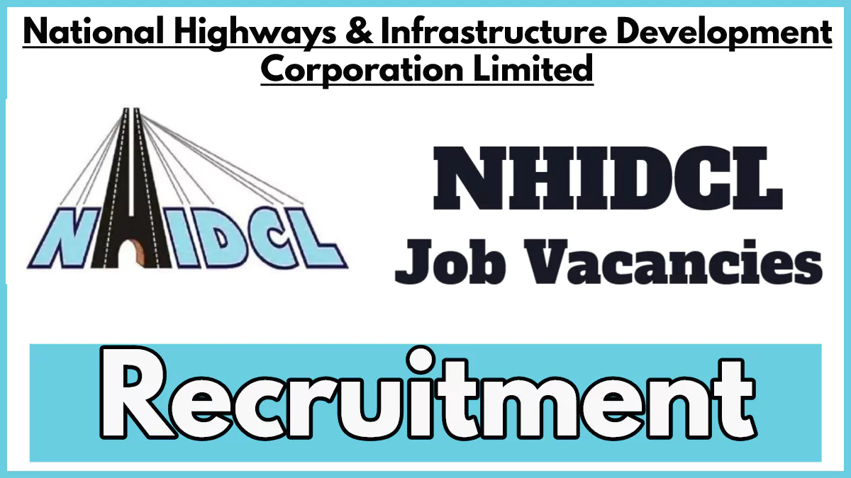 NHIDCL Recruitment 2024, Apply for Consultant and Associate Posts