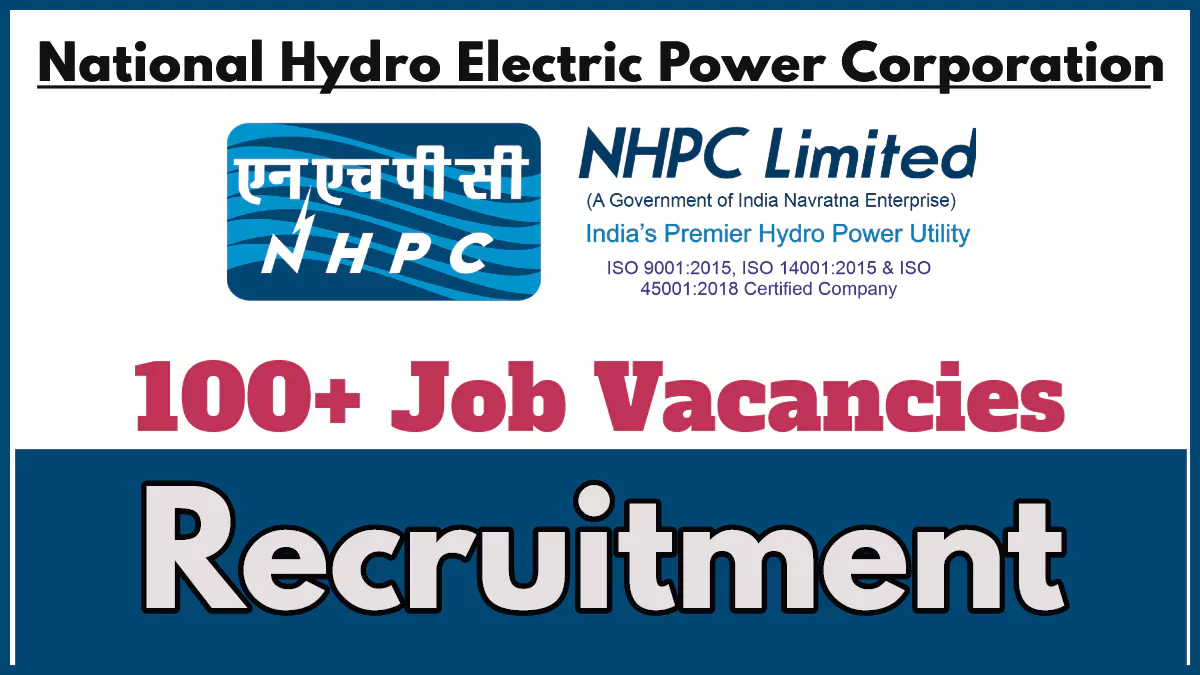 NHPC Recruitment 2024, Apply Online for 118 Vacancies of Trainee Officer and SMO Posts