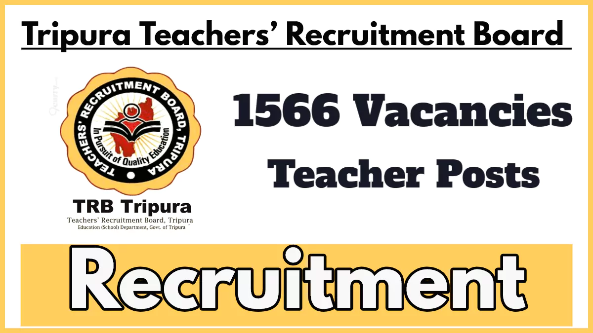 TRBT Recruitment 2024, Apply for 1566 Graduate and Under Graduate Teacher Posts