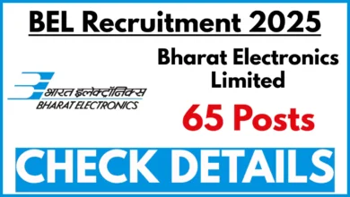 BEL Recruitment 2025, Application Process Begins for 67 Posts Across Various Roles