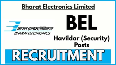 BEL Havildar (Security) Posts OUT, Check Details and Apply Online