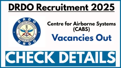 DRDO Recruitment 2025 Notification, Walk-in Dates Changed, Check Details