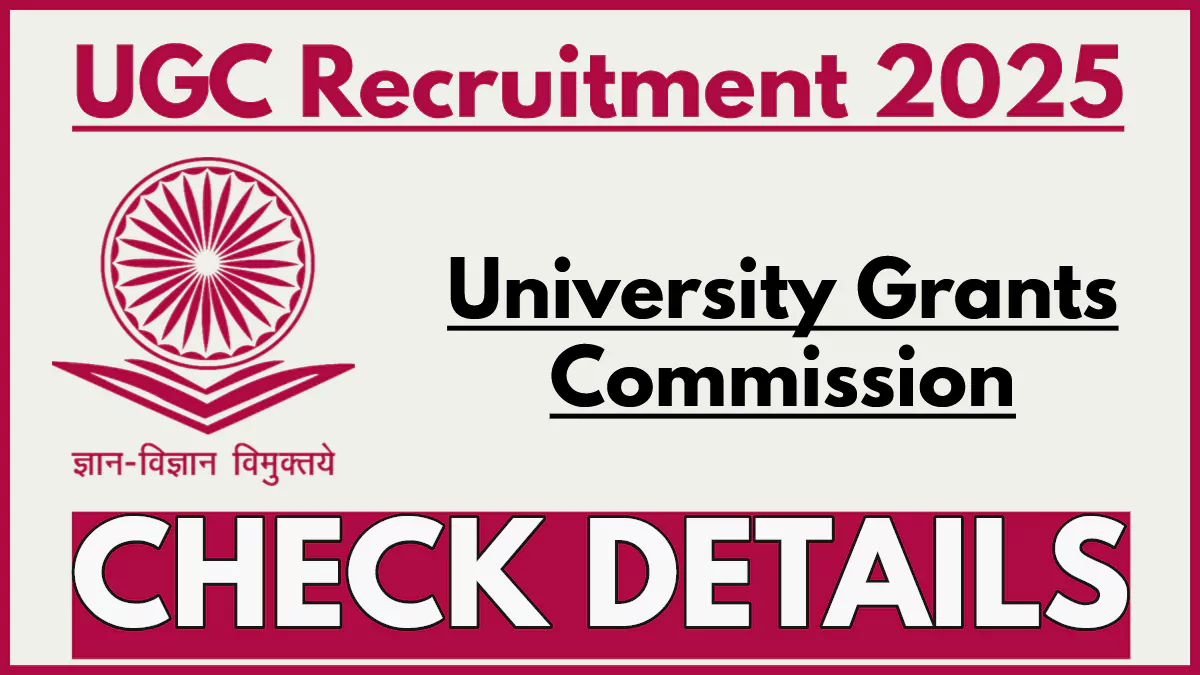 UGC Recruitment 2025 PDF Notification: Apply Online for Young Professional and Hindi Translator Posts