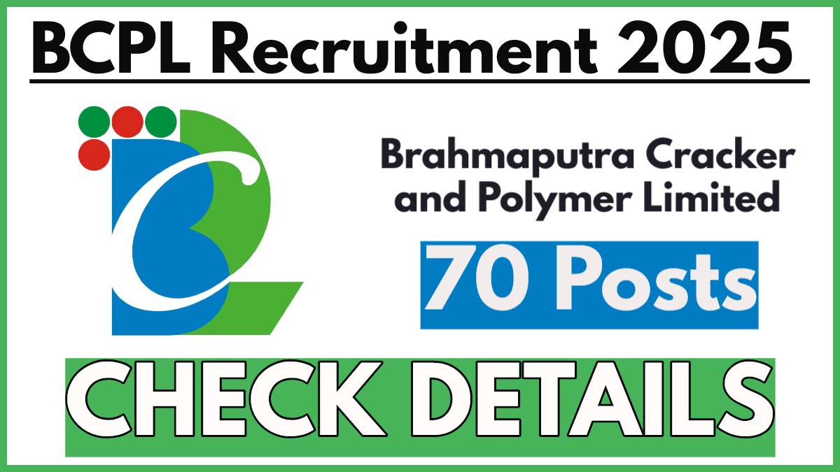 BCPL Apprentice Recruitment 2025, Apply for 70 Apprentice Vacancies