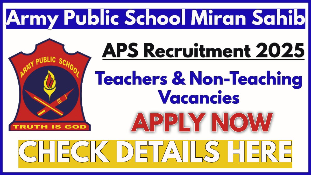 APS Miran Sahib Recruitment