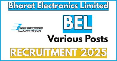 BEL Recruitment 2025, Apply Online for Sr. Asst. Engineer (E-I Grade) Posts