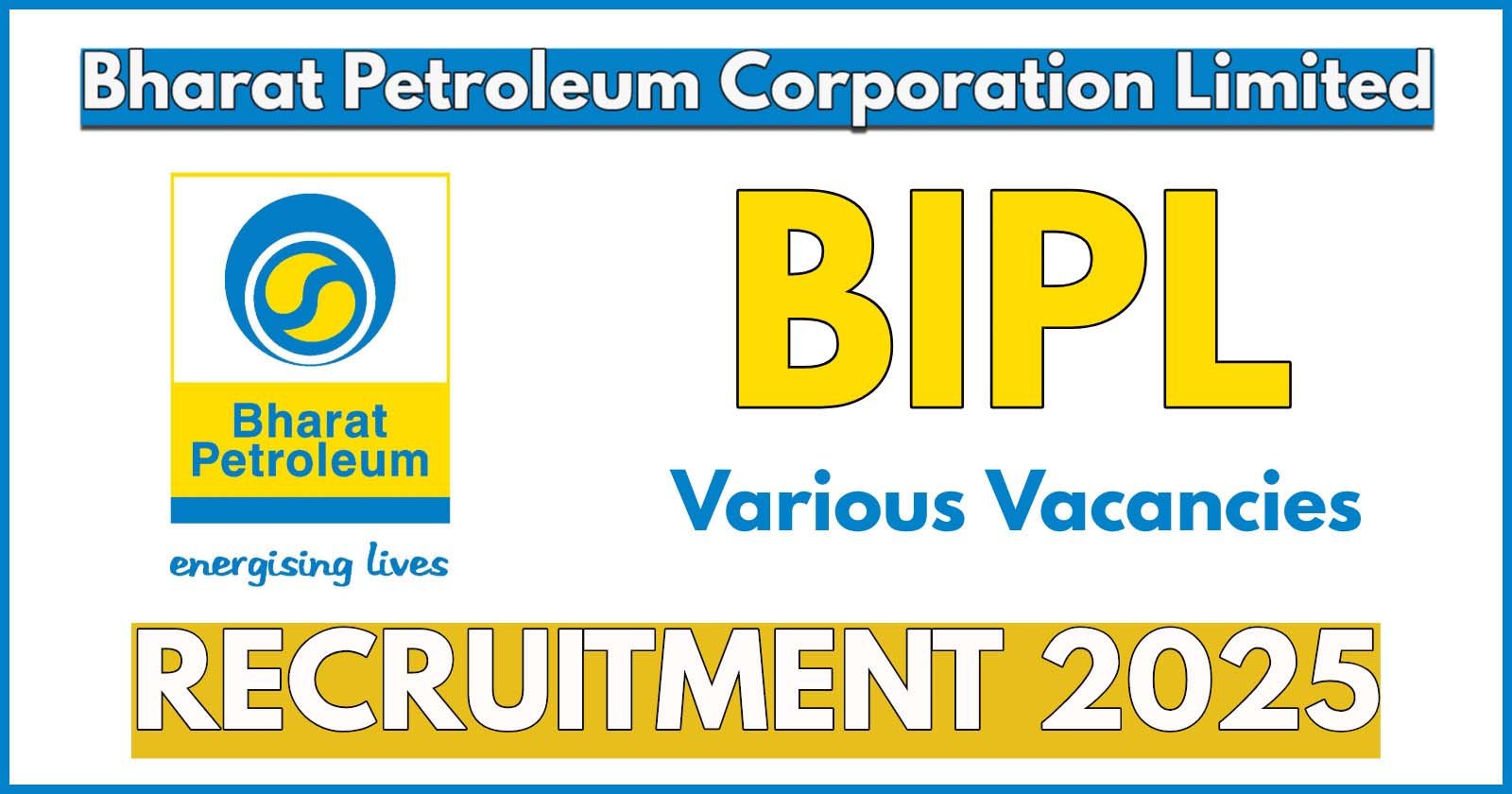 BPCL Recruitment 2025, R&D and Renewable Energy Fixed-Term Engagement