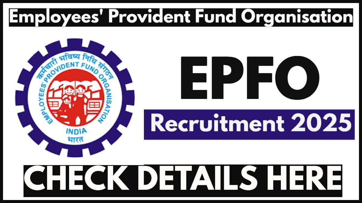 EPFO Young Professionals Recruitment 2025 Notification, Salary 65,000,Check Qualifications