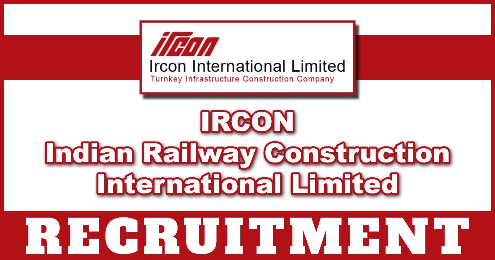 IRCON Recruitment 2025