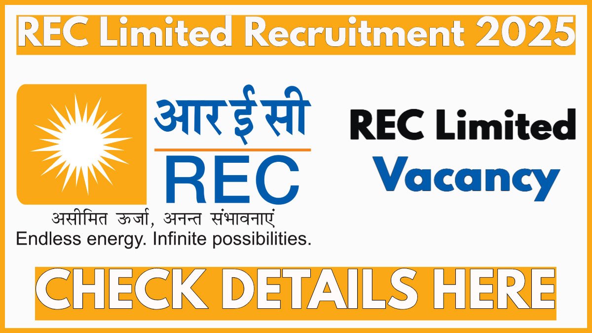 REC Limited Recruitment 2025 Notification, Apply for Head - Vendor Vertical Post