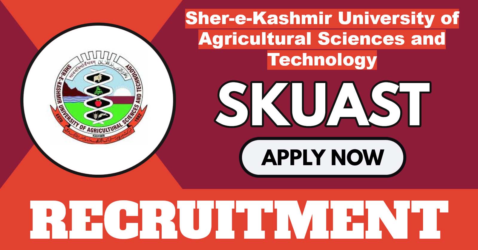 SKUAST Kashmir LPM Recruitment 2025 Notification Released, Apply for SRF Post