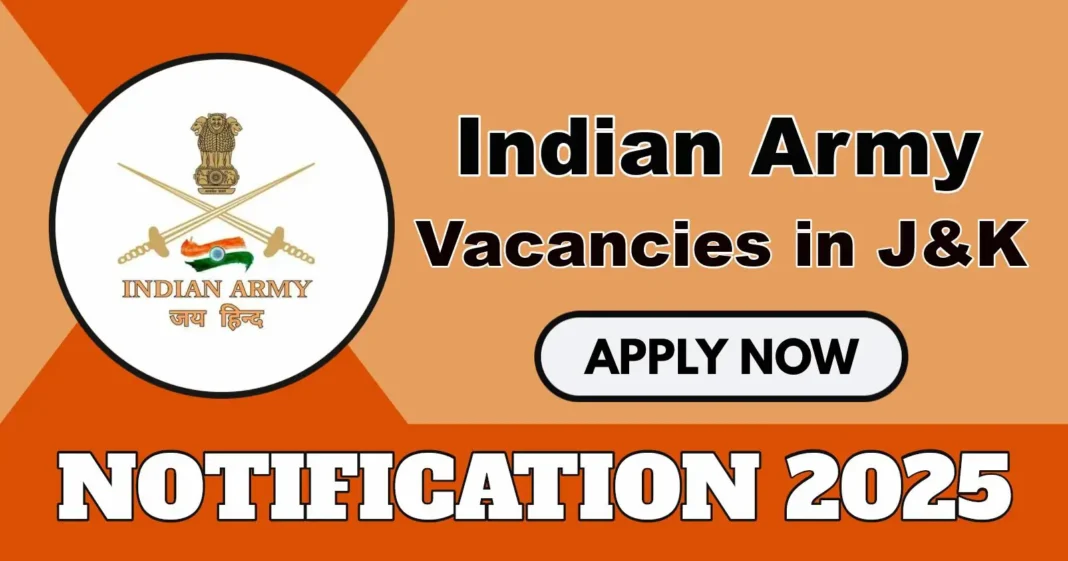 Indian Army Agniveer Rally 2025 for Jammu & Srinagar Regions, Apply Now