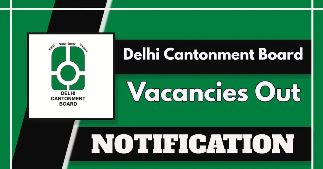 Cantonment Board Delhi Advocate Posts 2025, Check How to Apply