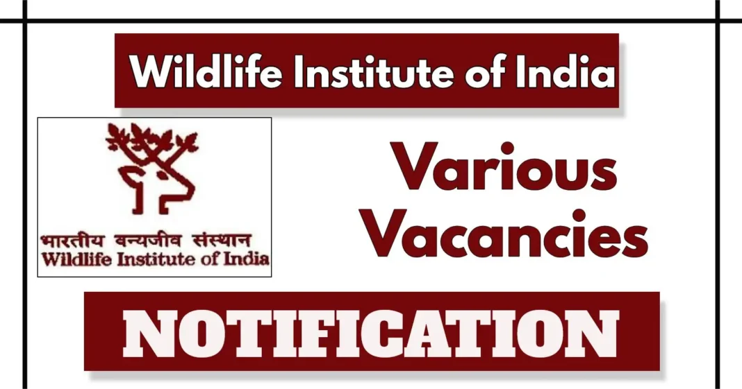 Wildlife Institute of India (WII) Openings 2025 – Apply for Associate & Scientist Posts by 5 May