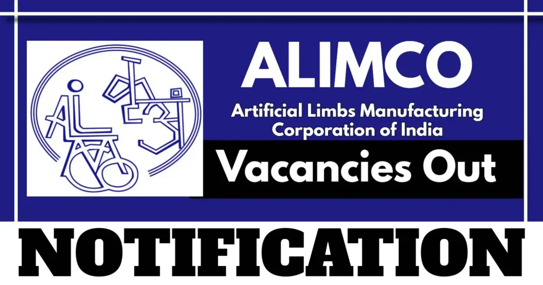 ALIMCO Notification 2025 Out for 12 Contractual Posts Including IT Consultant, AI Expert and Others