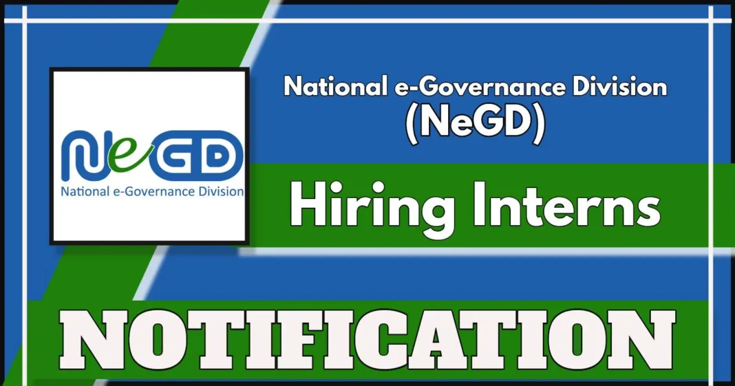 NeGD Internship 2025 Open for Applications, 50 Vacancies: Apply Before 15 June