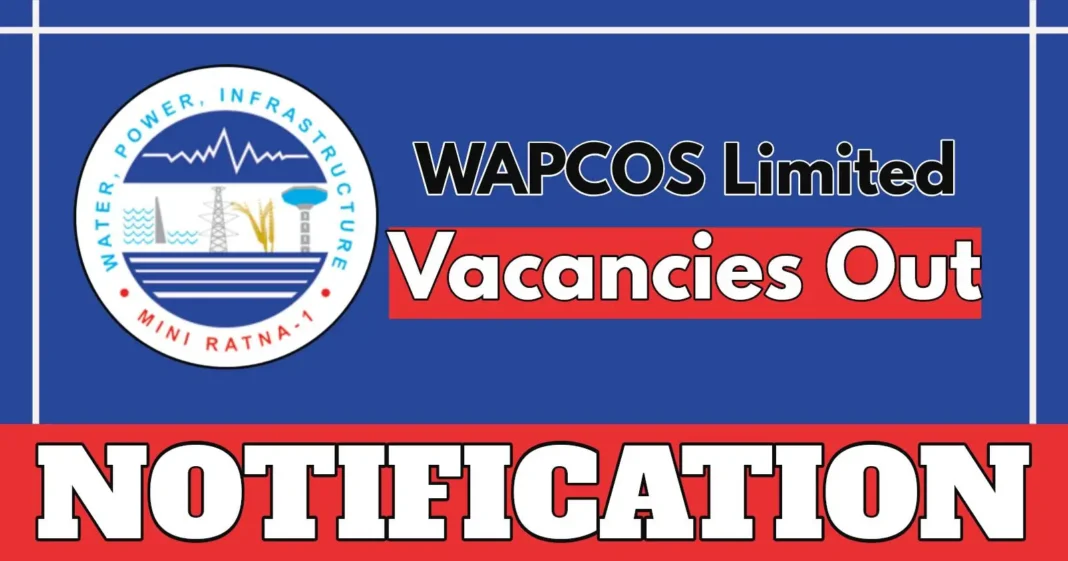 WAPCOS Invites Applications for Enumerator Posts – Apply by 25 May