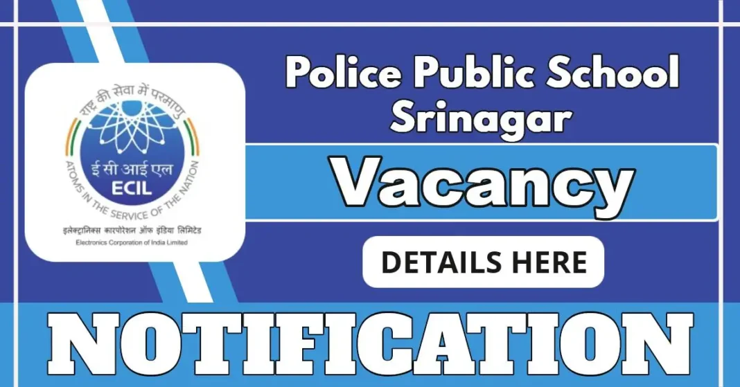 Police Public School Srinagar Invites Applications for Principal Post 2025