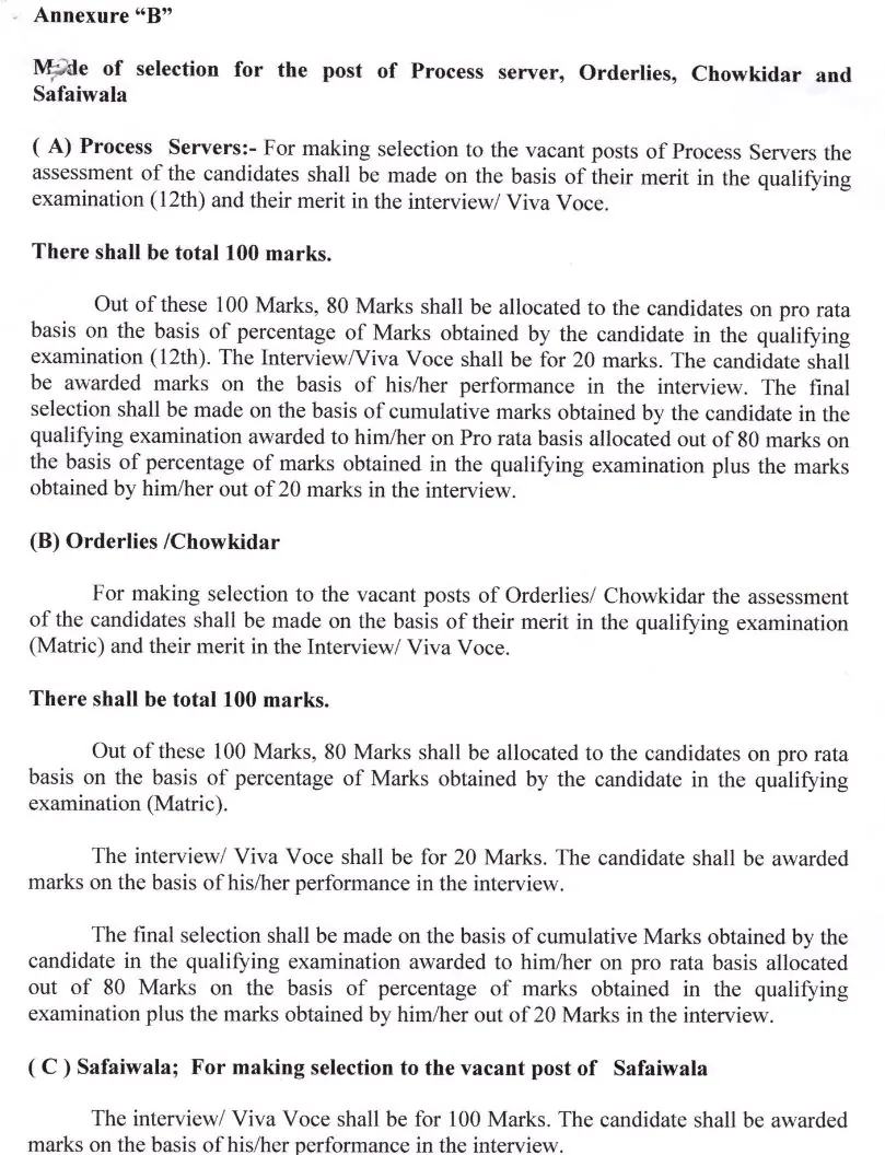 District Court Kulgam Vacancies 2025 for Process Server, Orderly, Chowkidar and Safaiwala Posts