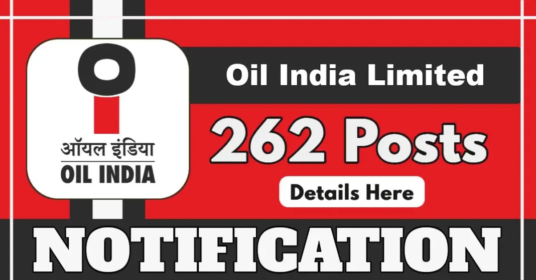 OIL India Opens Online Applications for 262 Workperson Posts in Grades III, V and VII