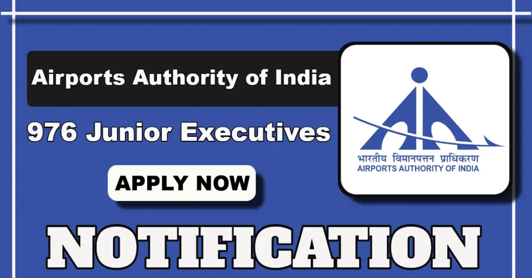 AAI Junior Executive Posts, Apply Online for 976 Vacancies Through GATE Score