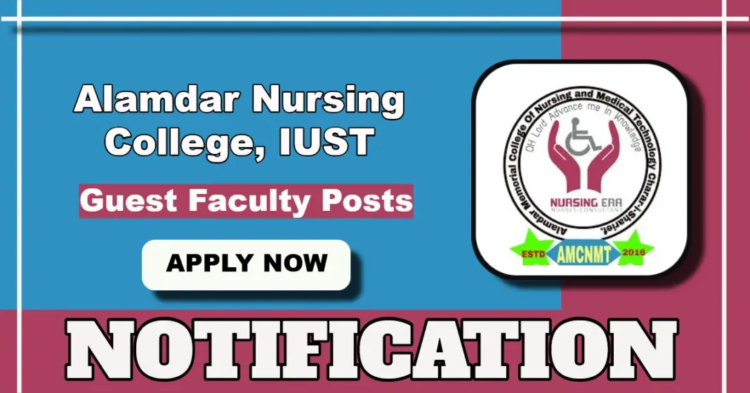 Walk-in Interview for Guest Faculty at Alamdar Memorial College of Nursing & Medical Technology
