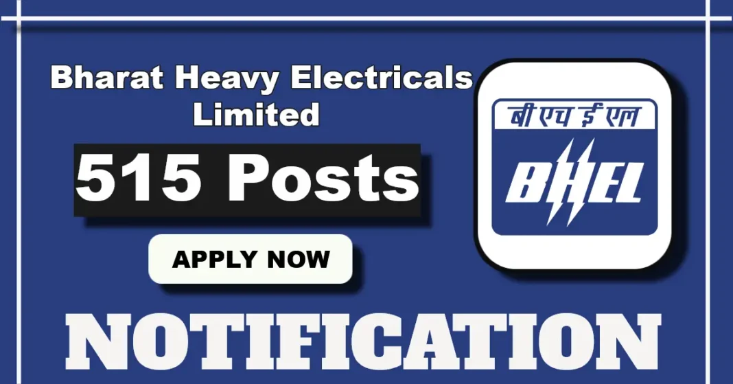 Bharat Heavy Electricals Limited has announced vacancies for Artisan posts in multiple trades. Apply online before 12 September 2025.