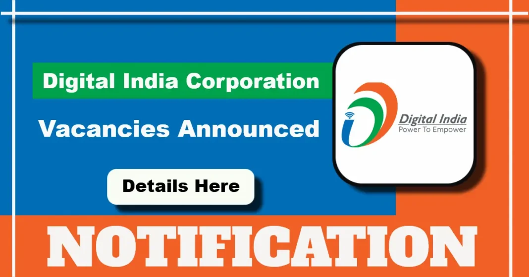 Digital India Corporation invites applications for Full Stack Developer and Content Writer posts