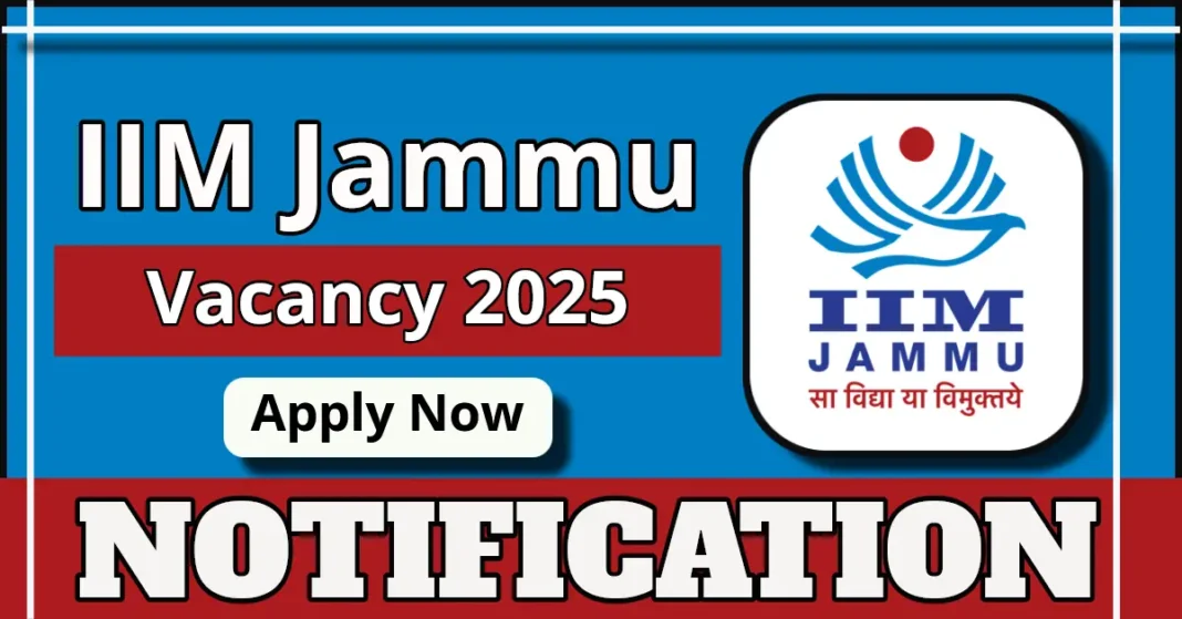 IIM Jammu Sports Instructor Vacancy 2025 Walk-in-Interview on August 26