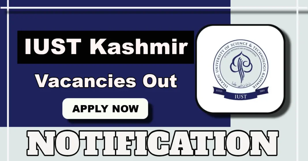 IUST Notification 2025 for Research Assistant Post, Apply by 20 August