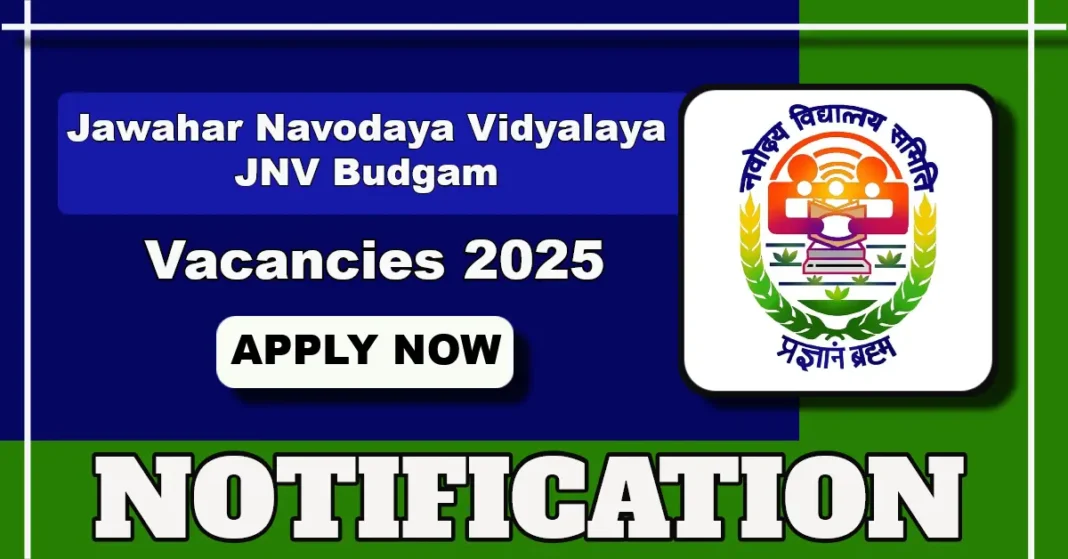 Jawahar Navodaya Vidyalaya Budgam Walk-in Interview for Female Hostel Superintendent