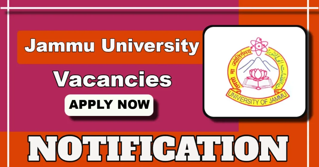University of Jammu Hiring for JRF and Project Associate Positions, Apply by 25 August 2025