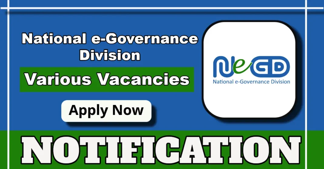 NeGD Jobs 2025 Apply Online for Data Science Engineer, Developers, QA, DevOps, Security and Writer Posts