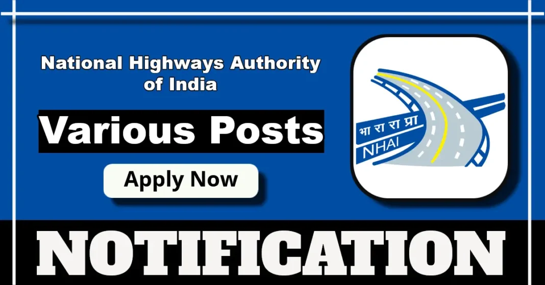 NHAI invites applications for AI Cell positions, 17 vacancies announced