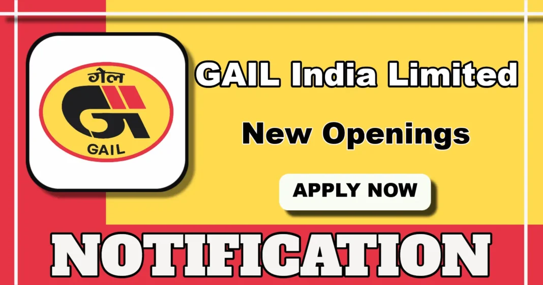 GAIL Special Recruitment Drive Notification for 29 Chief Manager, Senior Officer and Other Posts