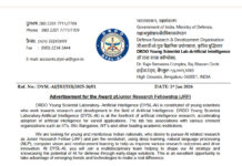 DRDO DYSL-AI Junior Research Fellowship Recruitment 2026 – Apply for JRF Posts