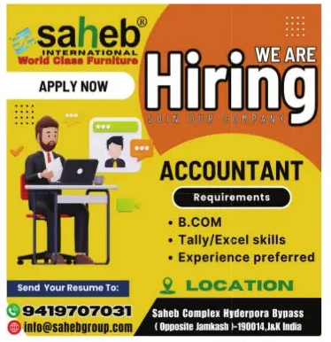 Saheb hyderpora accountant jobs 2026